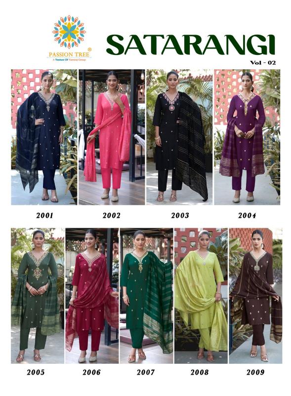 Passion tree satarangi vol-2 branded kurti wholesaler in kolkata
